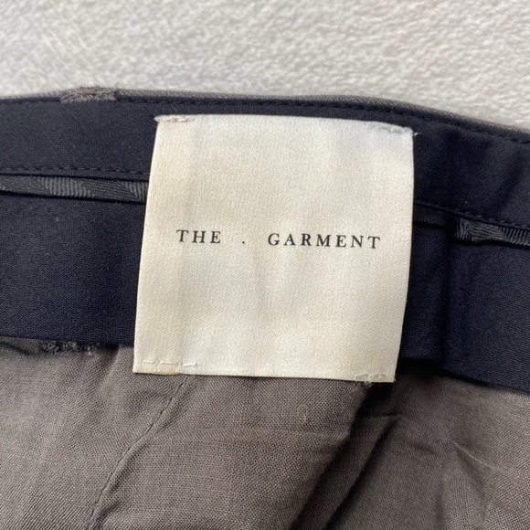 The Garment Banker Tapered Pants Collection 1 Pleated Front Trouser/Pant (Gray) - Picture 12 of 15